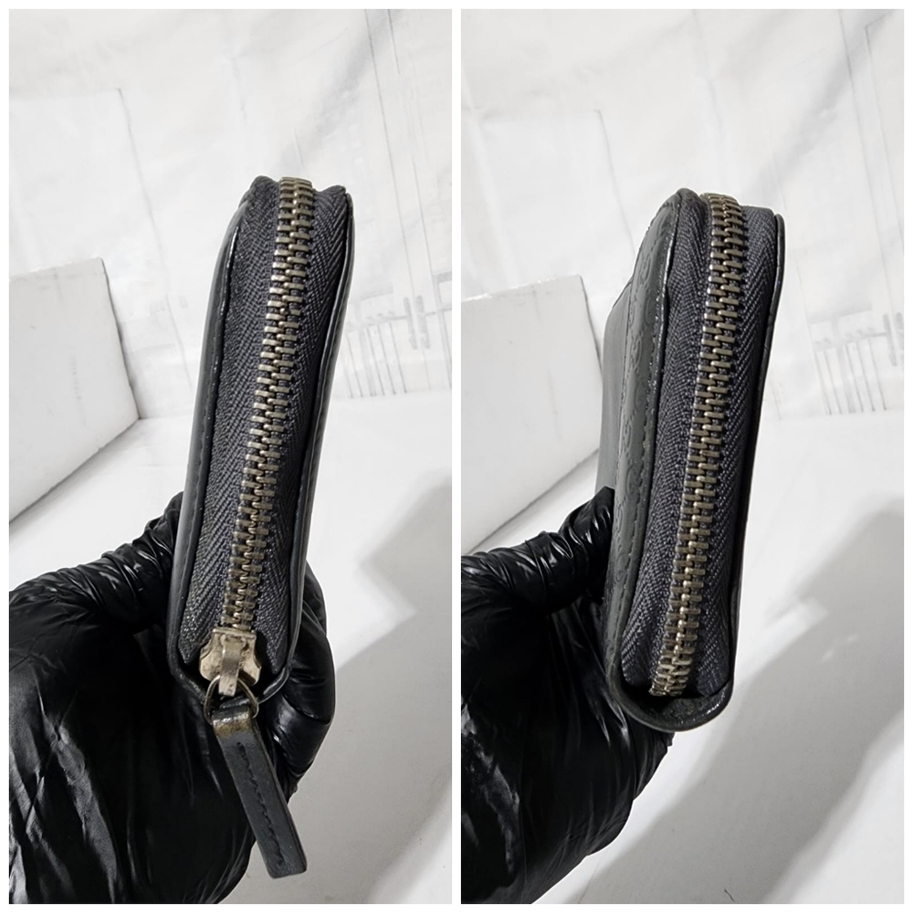Gucci GG Signature Leather Continental Wallet Grey - Picture 6 of 12